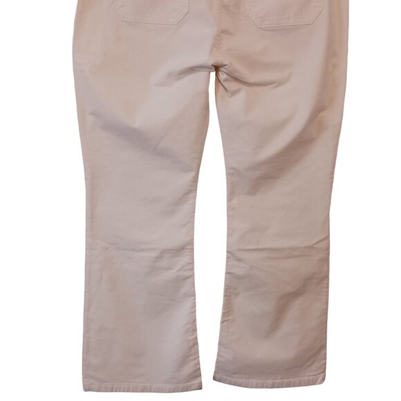 NEW GAP High Rise Corduroy‎ '70s Flare Pants in Ivory Beige, Size 18 - Picture 8 of 12